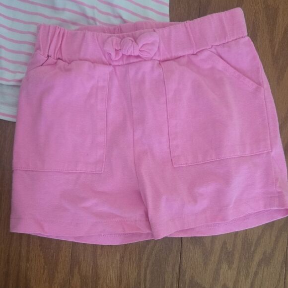 Little Lass Pink and White Kids Matching Set - Picture 2 of 5